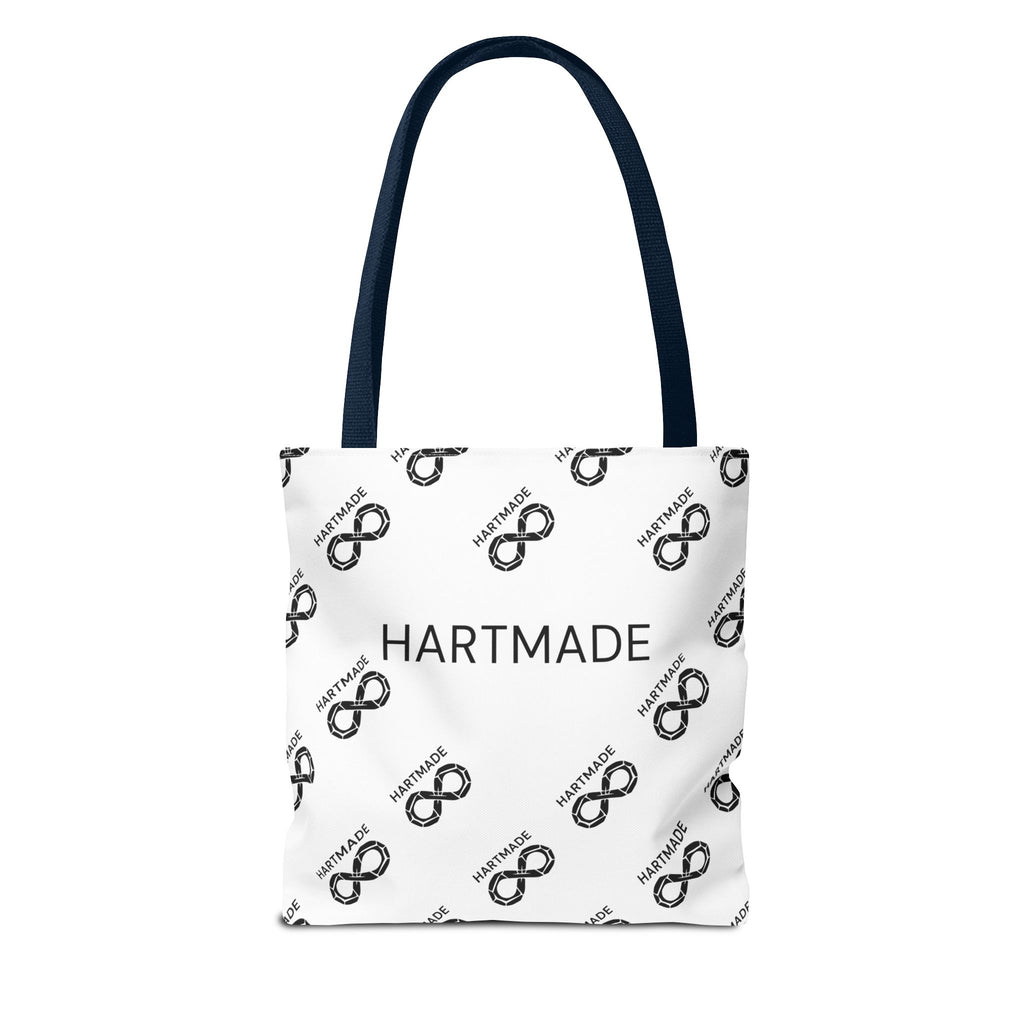 Hartmade Logo Tote Bag — Branded All-Over Print Canvas Tote