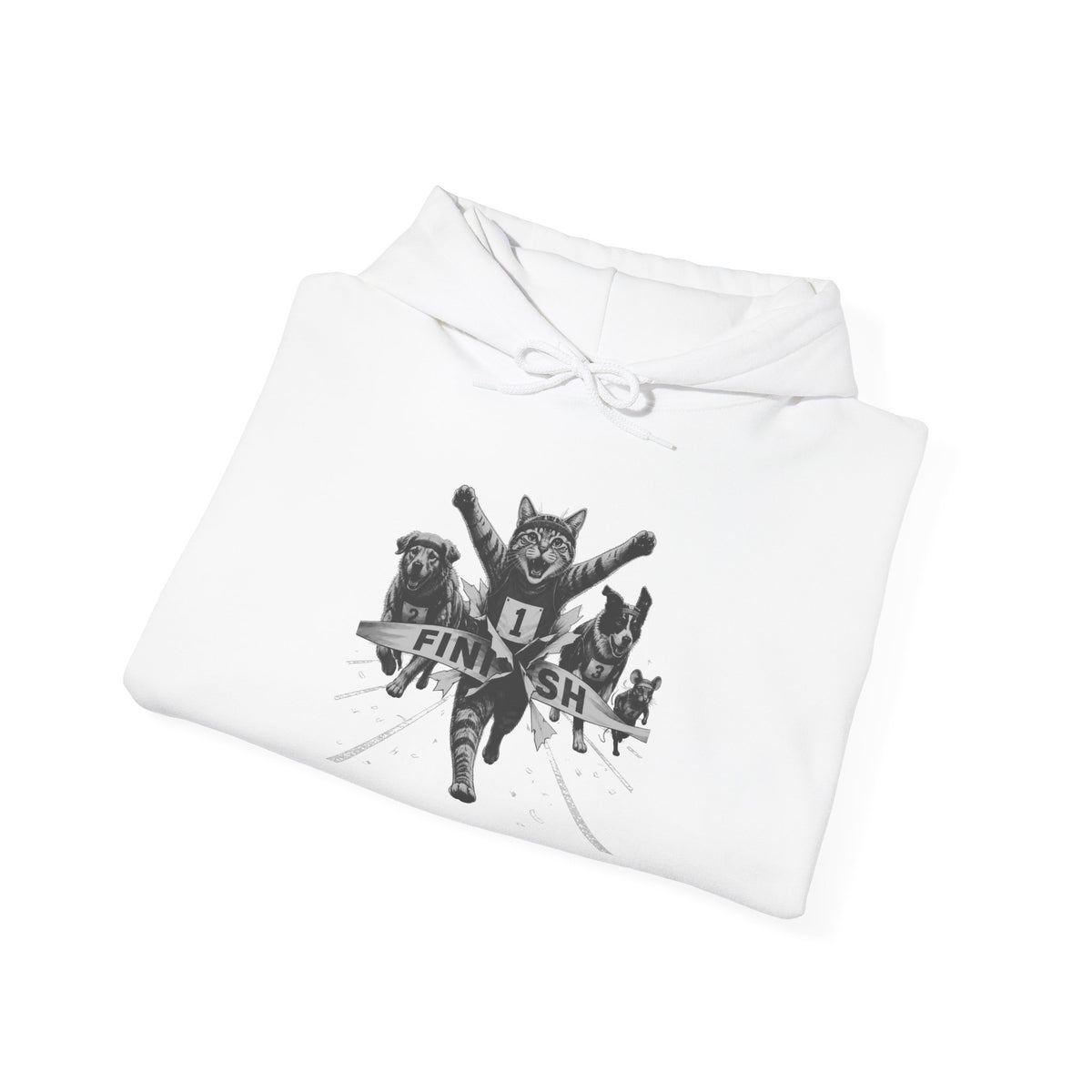 Finish Line Winner Pet Graphic Hoodie
