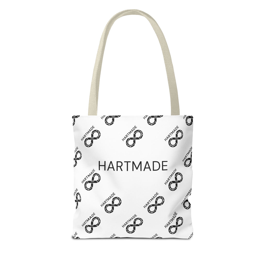 Hartmade Logo Tote Bag — Branded All-Over Print Canvas Tote