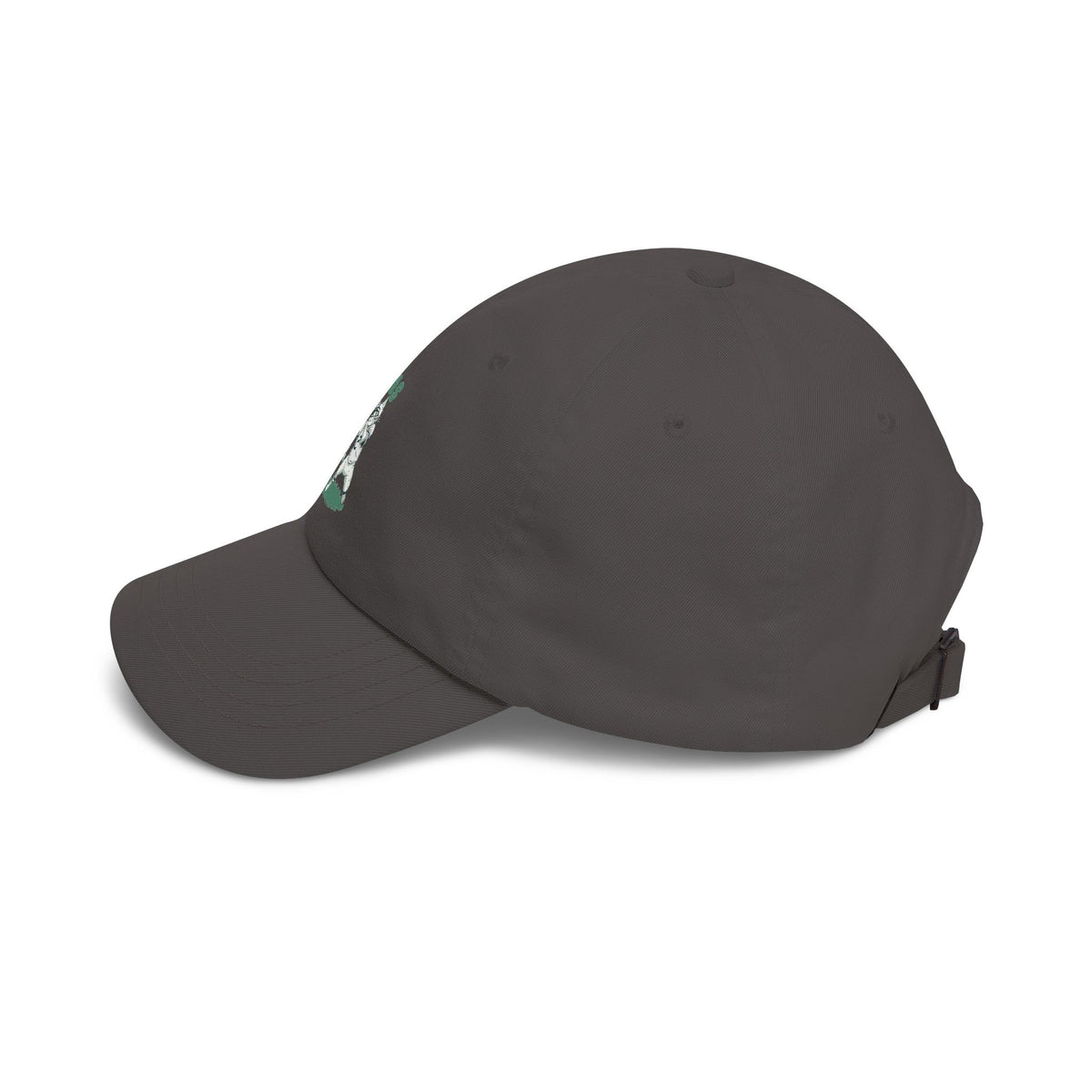 Dad Cap — Vintage Green 'Focus' Sporting Pets Patch Embroidered Football Hat