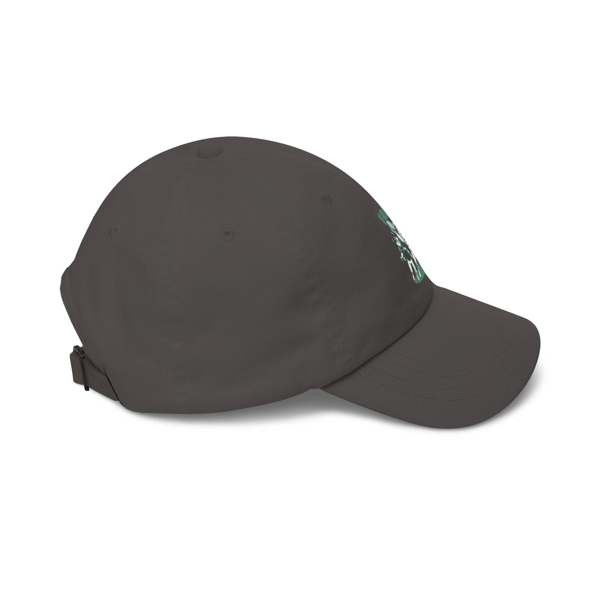 Dad Cap — Vintage Green 'Focus' Sporting Pets Patch Embroidered Football Hat