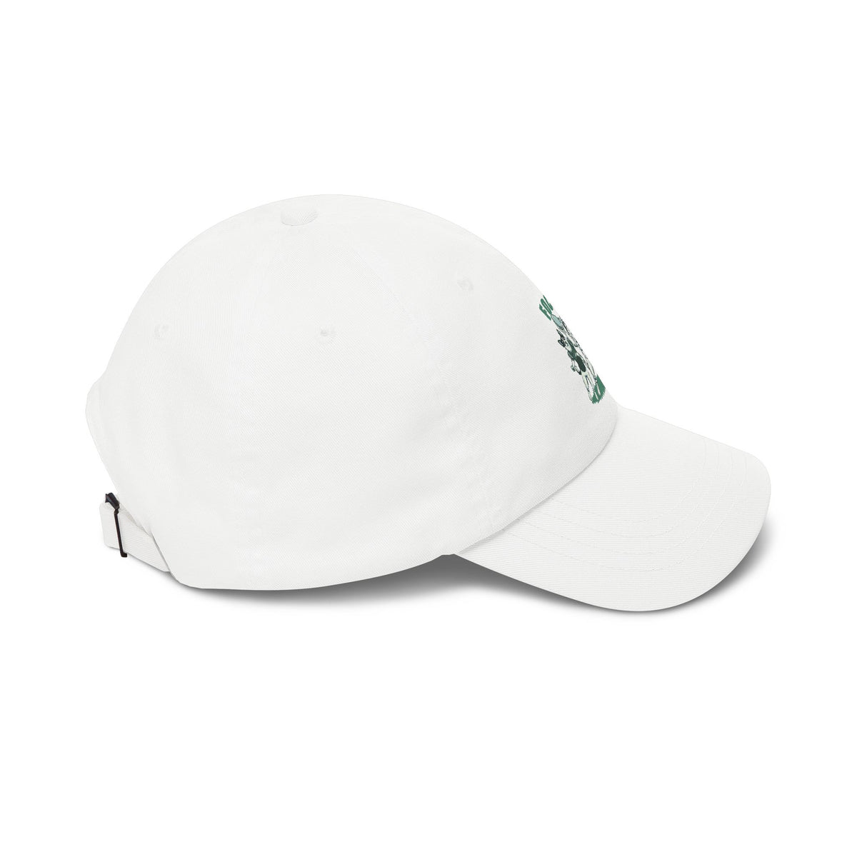 Dad Cap — Vintage Green 'Focus' Sporting Pets Patch Embroidered Football Hat