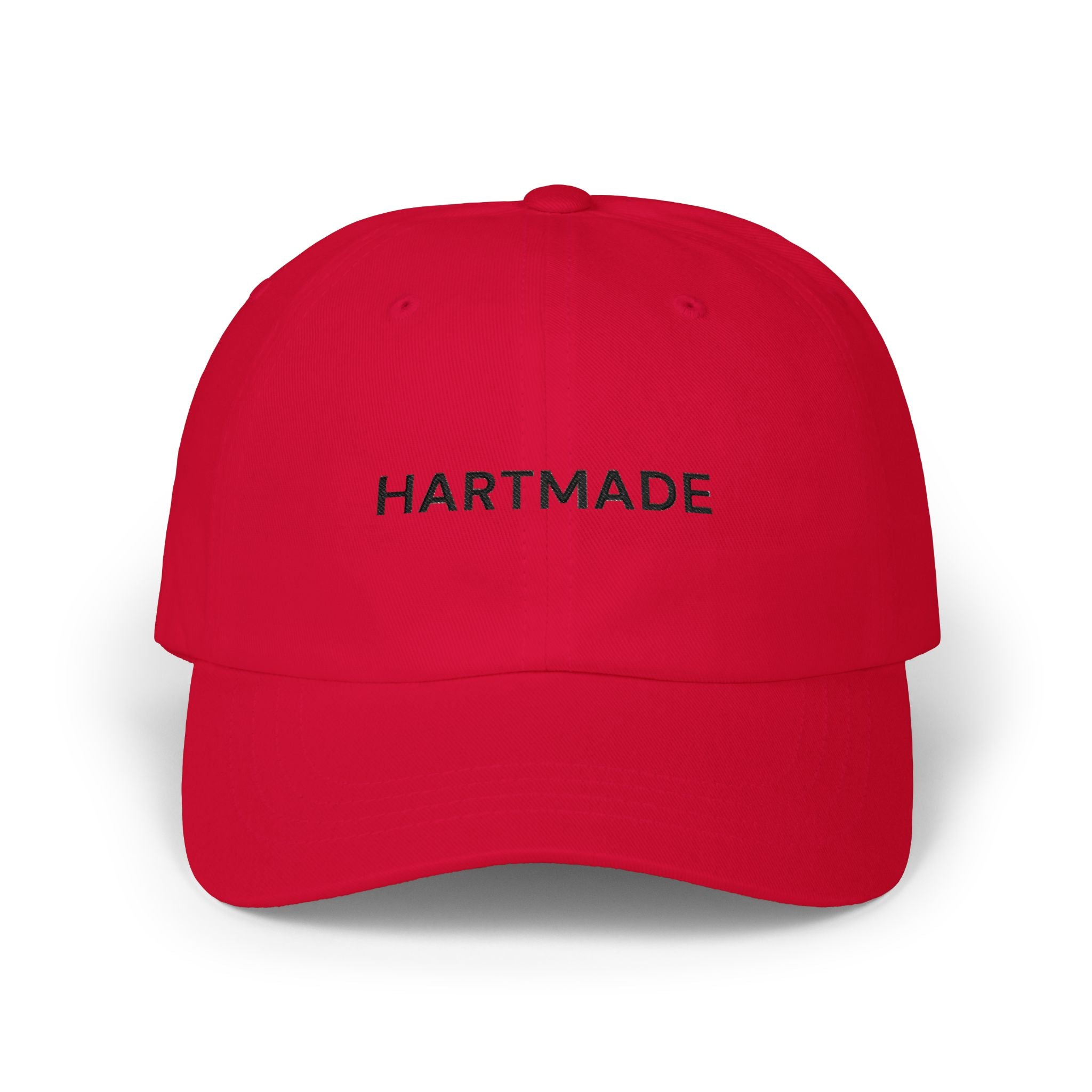 Hartmade Embroidered Dad Cap – Minimal White Baseball Hat