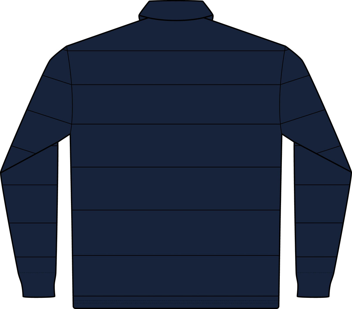 Classic Rugby Polo — Long Sleeve Striped Club Shirt with Sporting Pets Baseball Cat Focus Emblem