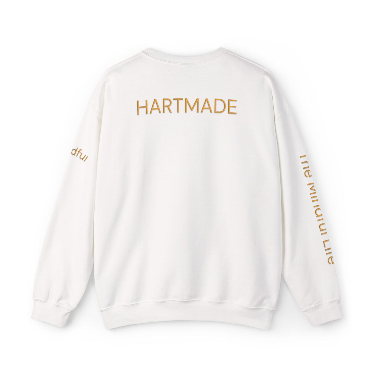Embroidered Mindful Life Crewneck Sweatshirt — "The Mindful Life" Cozy Pullover
