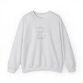 Minimalist Embroidered Graphic Vintage Crest Crewneck Sweatshirt | Tea's The Season