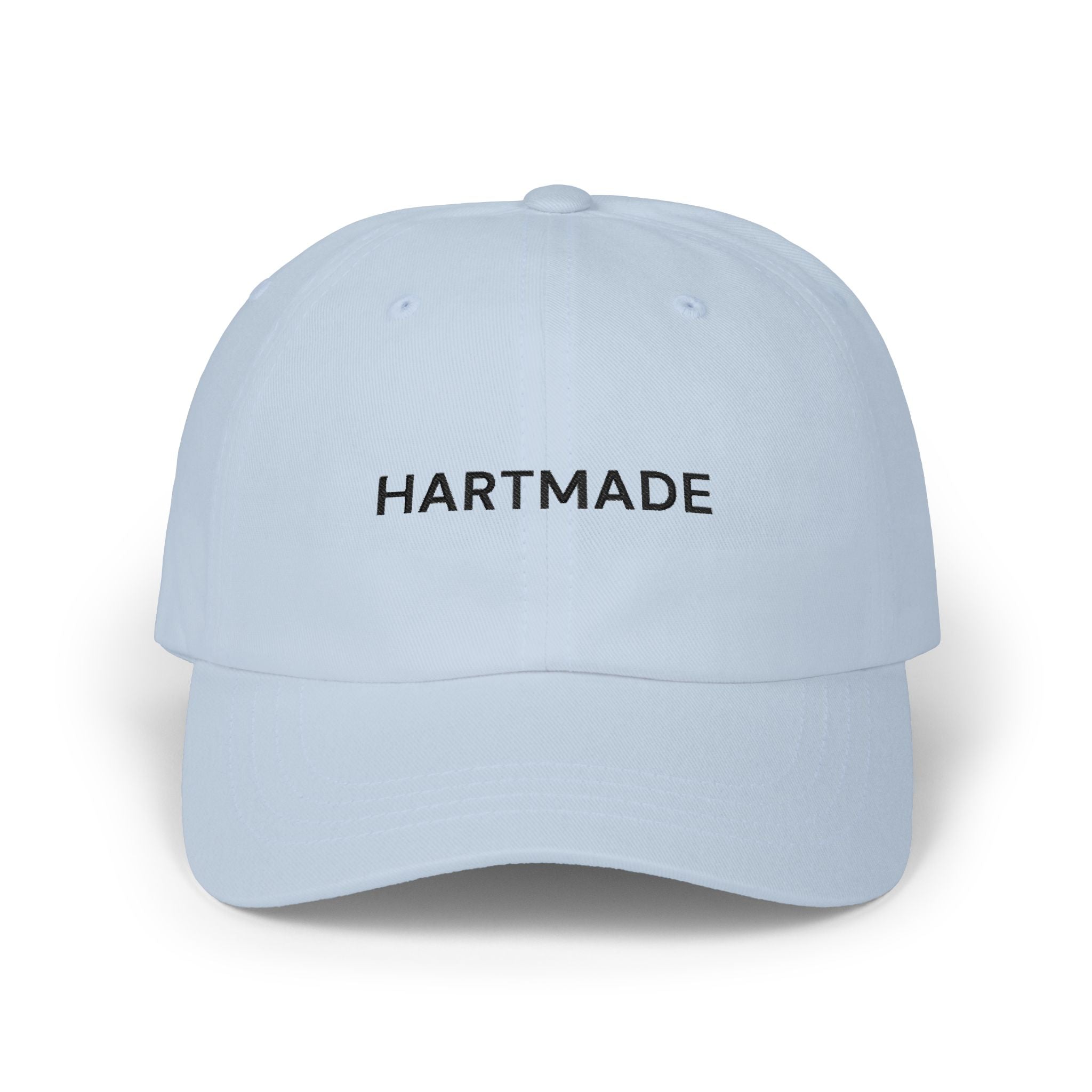 Hartmade Embroidered Dad Cap – Minimal White Baseball Hat