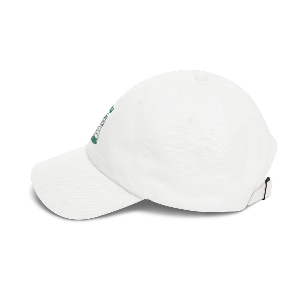 Dad Cap — Vintage Green 'Focus' Sporting Pets Patch Embroidered Football Hat