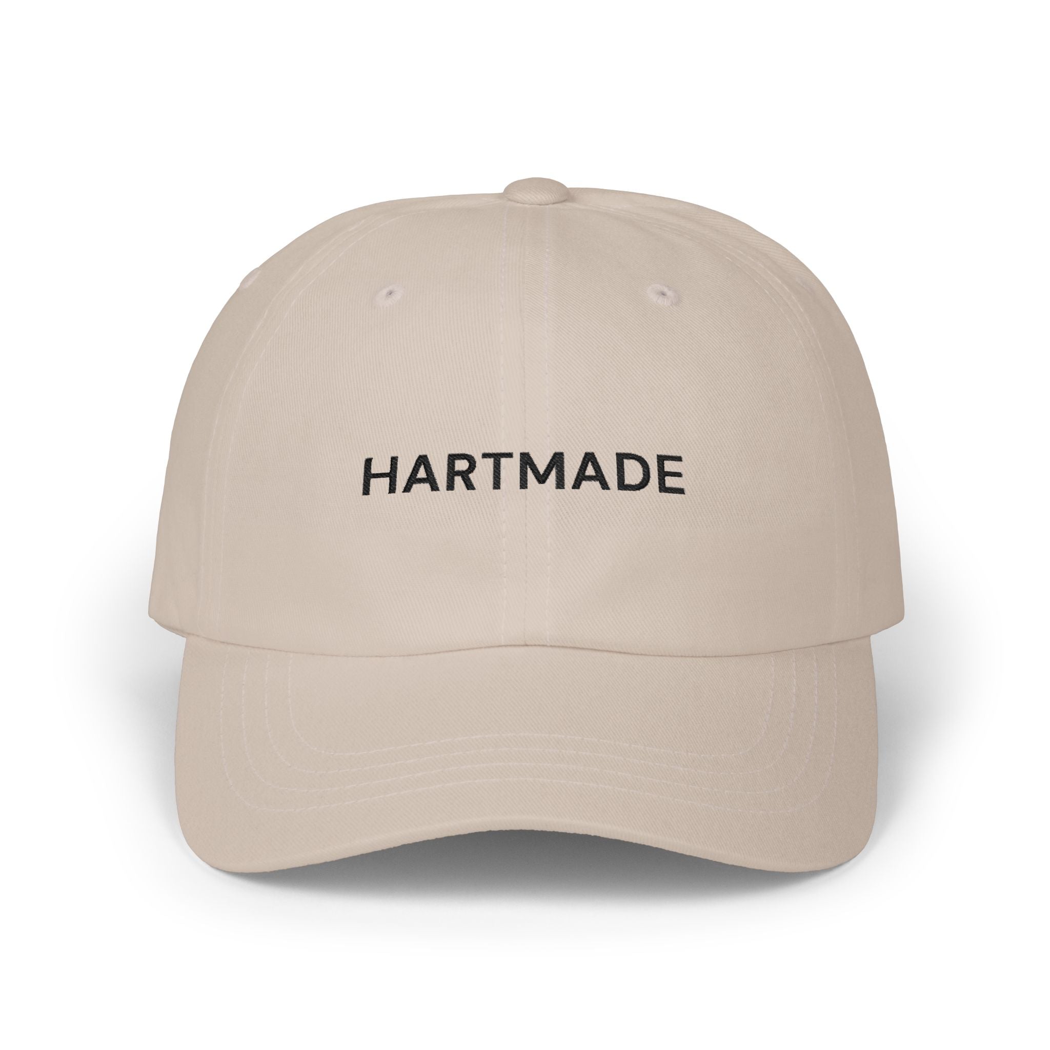 Hartmade Embroidered Dad Cap – Minimal White Baseball Hat