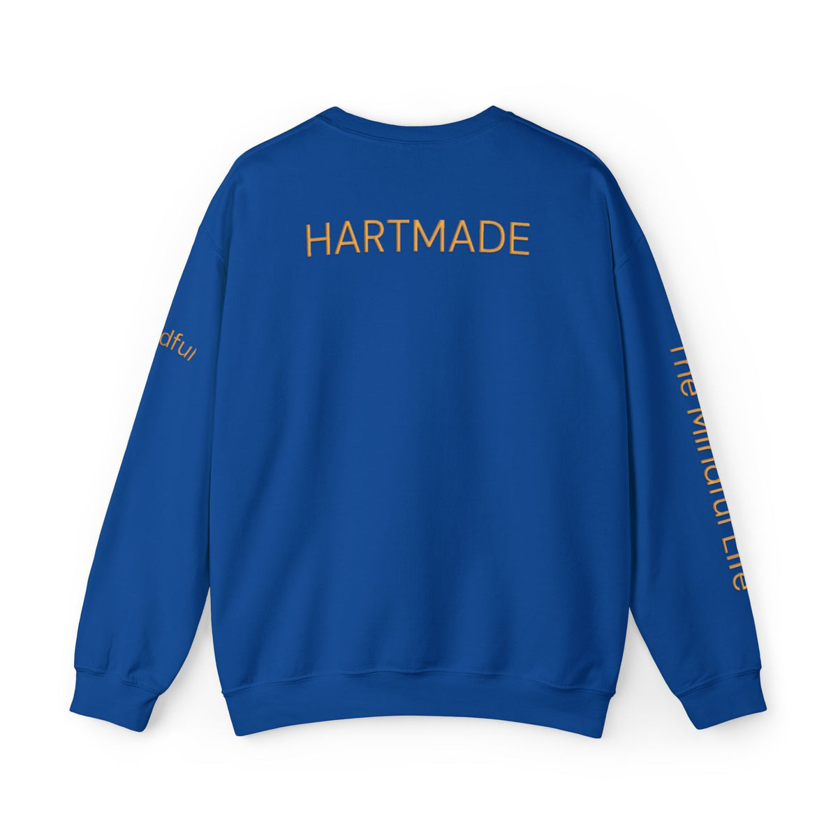 Embroidered Mindful Life Crewneck Sweatshirt — "The Mindful Life" Cozy Pullover