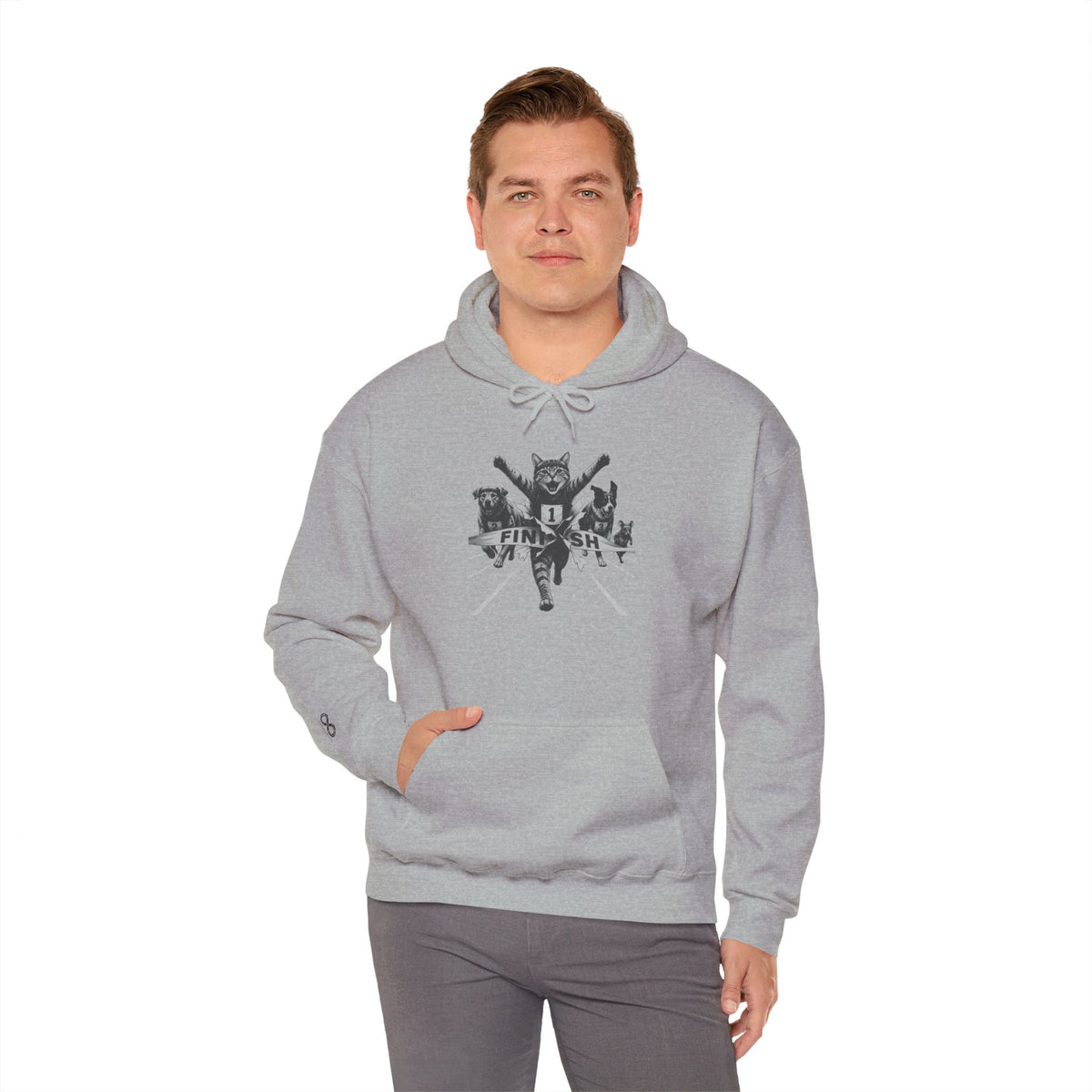Finish Line Winner Pet Graphic Hoodie