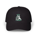 Dad Cap — Vintage Green 'Focus' Sporting Pets Patch Embroidered Football Hat