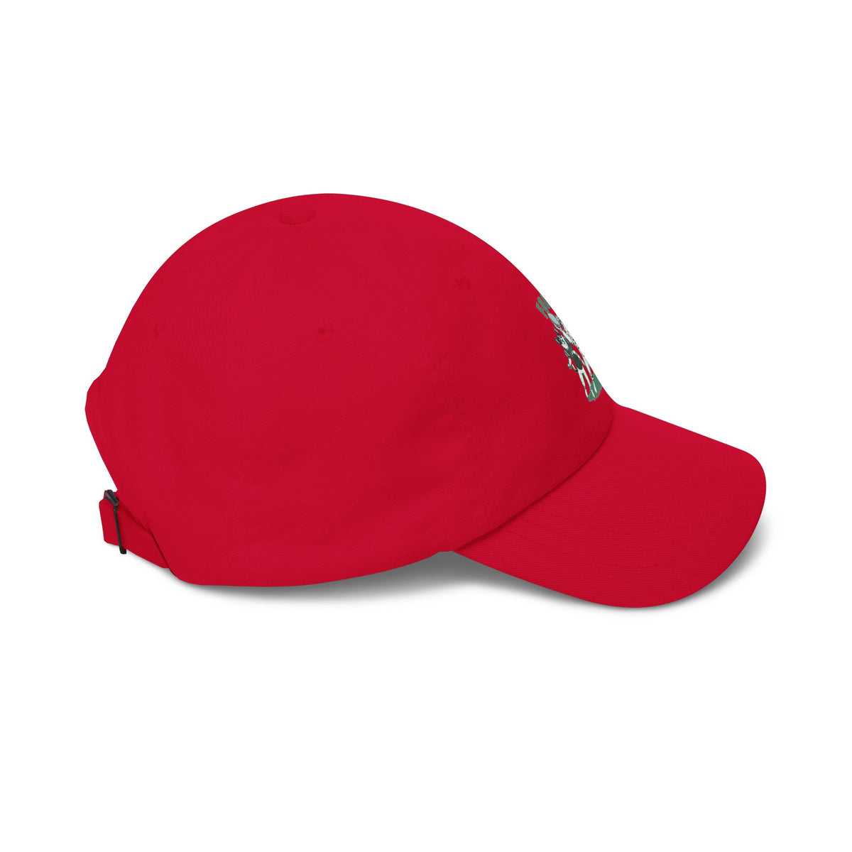 Dad Cap — Vintage Green 'Focus' Sporting Pets Patch Embroidered Football Hat