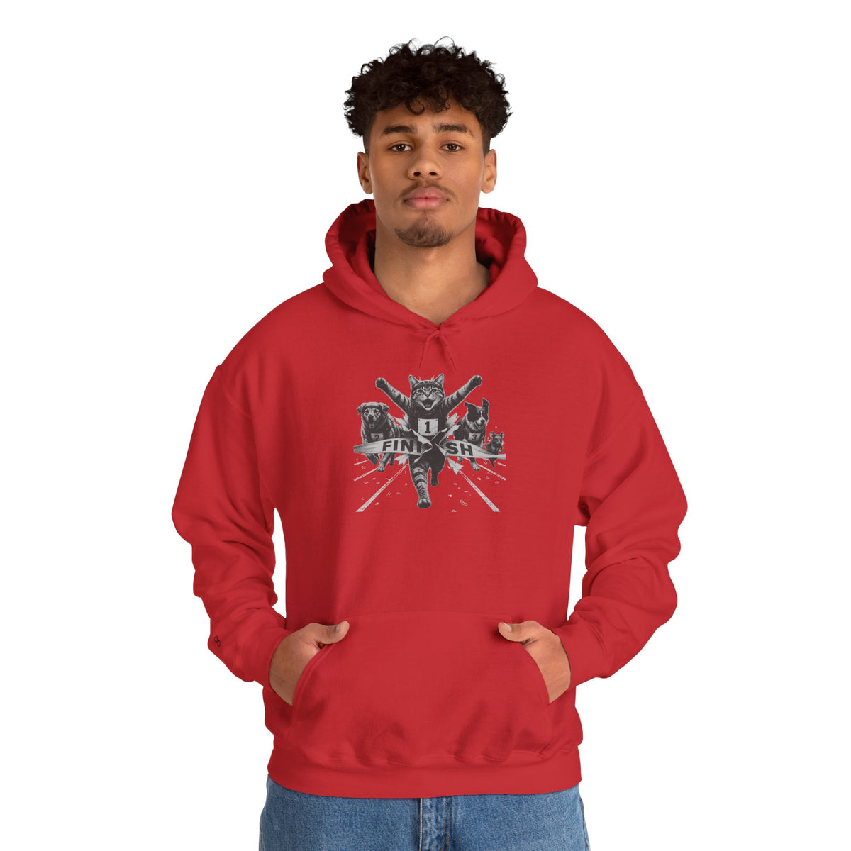 Finish Line Winner Pet Graphic Hoodie
