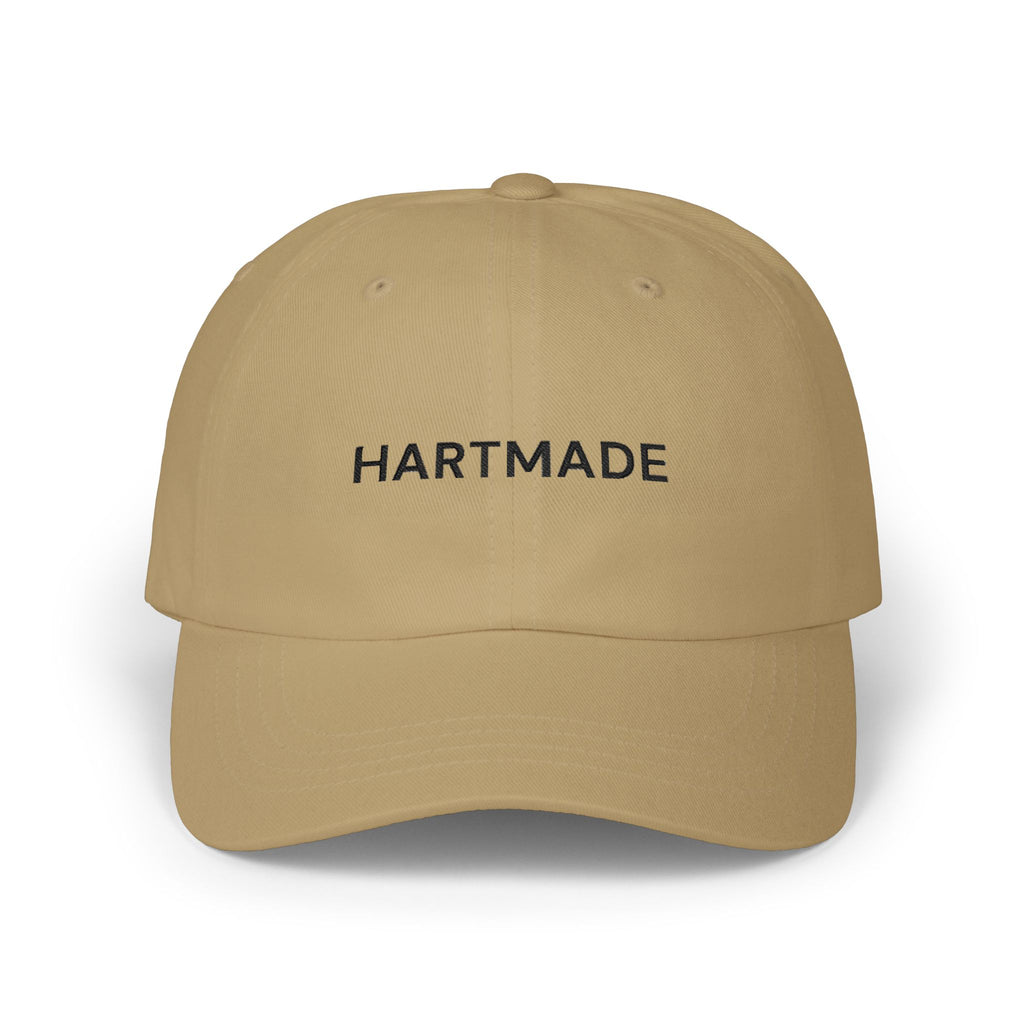Hartmade Embroidered Dad Cap – Minimal White Baseball Hat