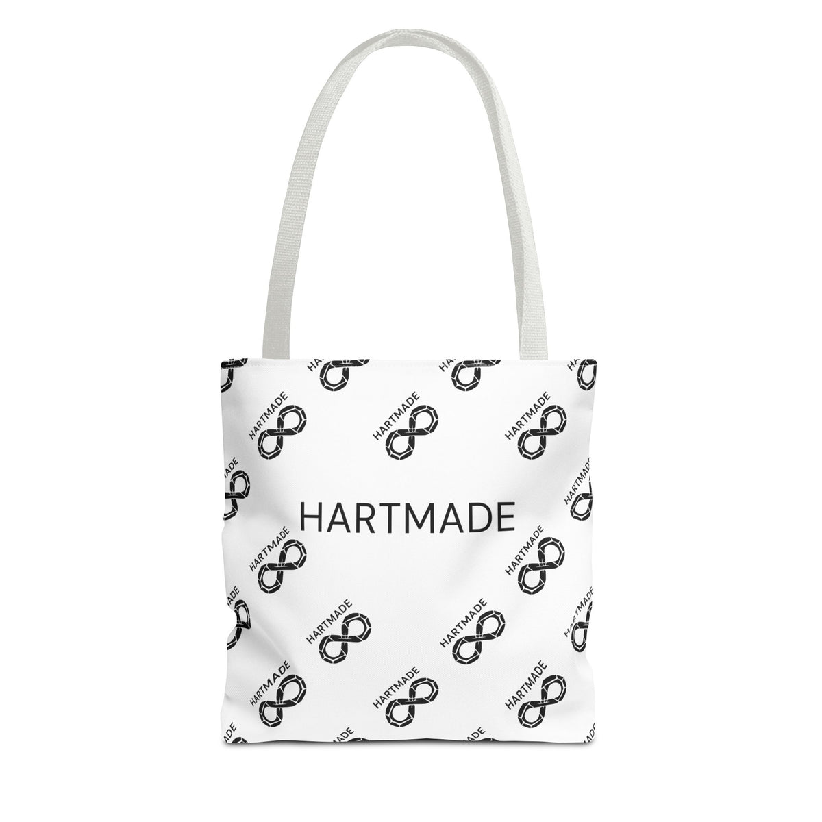 Hartmade Logo Tote Bag — Branded All-Over Print Canvas Tote