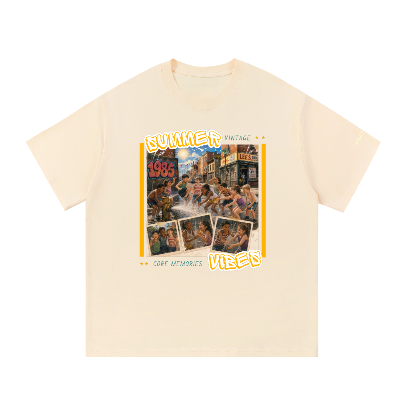 Retro80s,GraphicTshirt,Vintage80s,Friends,80sKids,GenX,Millennials,SummerTime,Fun,90sKids,WaterSpray,Happy