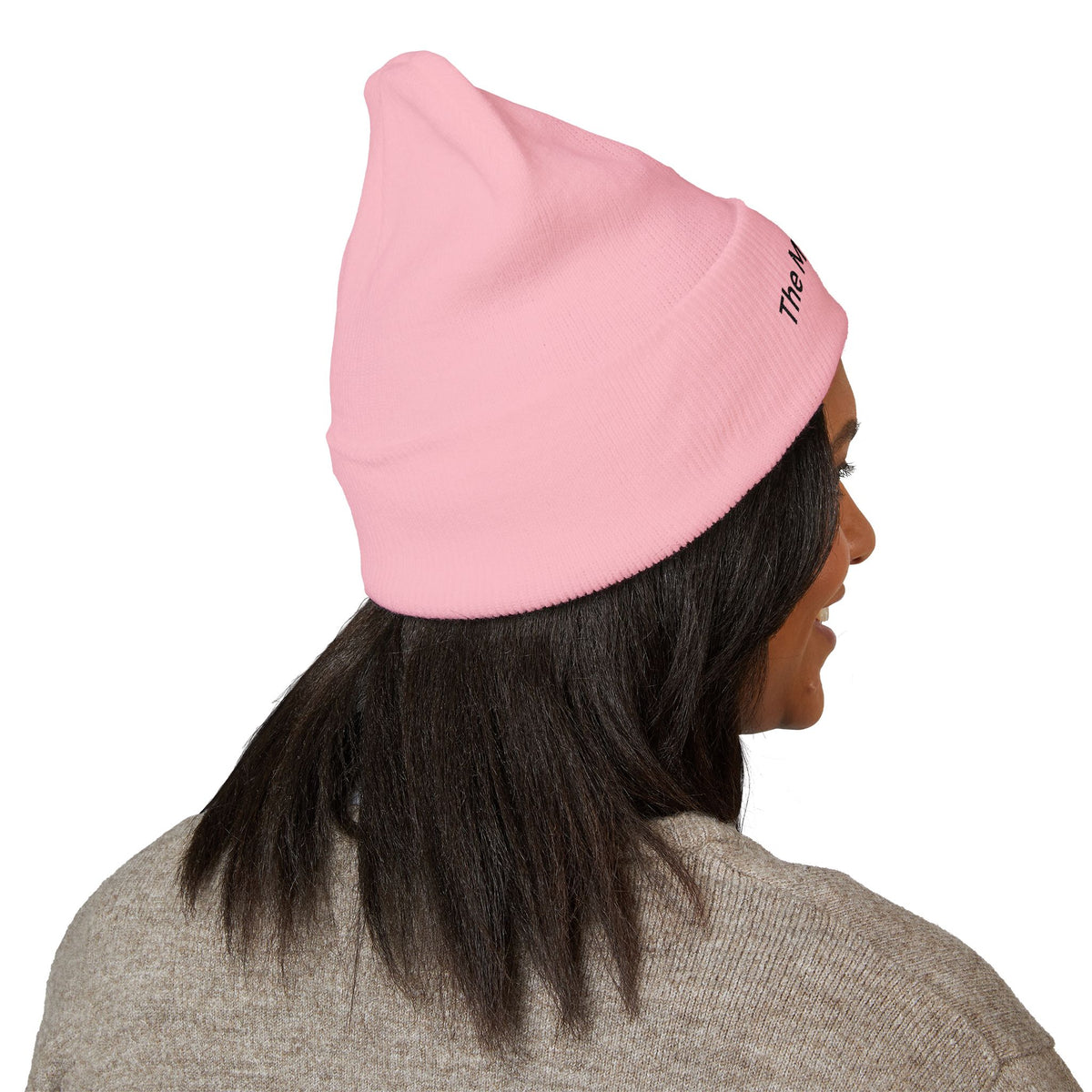 Mindful Life Cuffed Beanie — Embroidered "The Mindful Life" Knit Hat