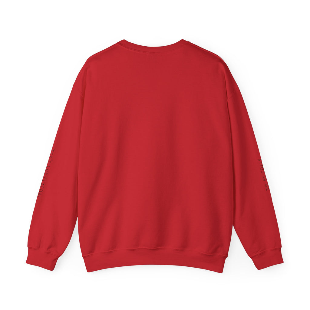 Holiday Tea Time Sweatshirt — 'Tea's The Season To Be Jolly' Cat & Dog Christmas Crewneck