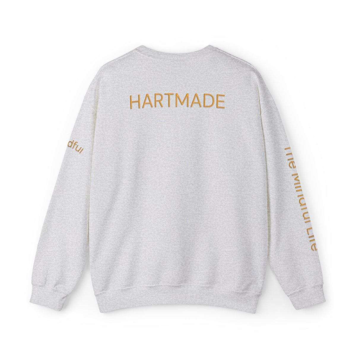 Embroidered Mindful Life Crewneck Sweatshirt — "The Mindful Life" Cozy Pullover