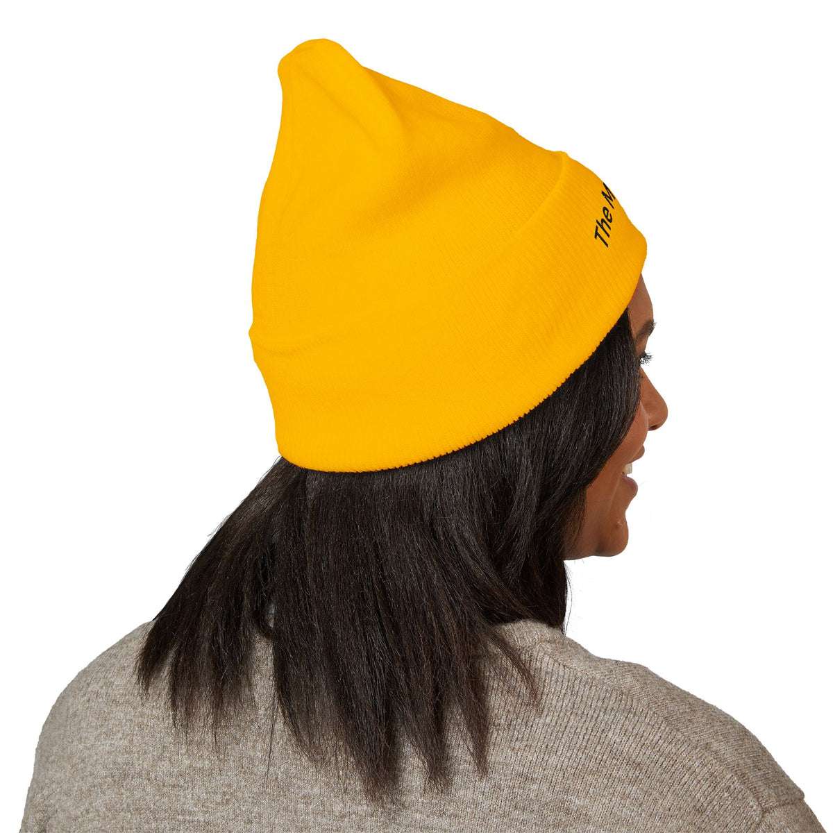 Mindful Life Cuffed Beanie — Embroidered "The Mindful Life" Knit Hat