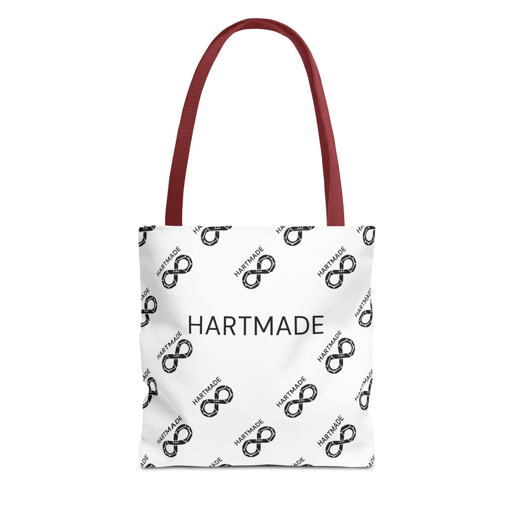 Hartmade Logo Tote Bag — Branded All-Over Print Canvas Tote