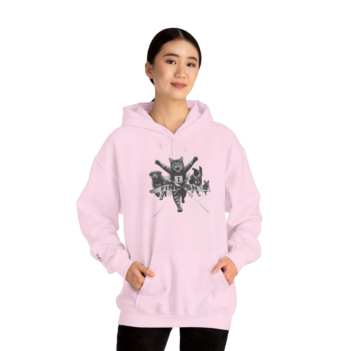 Finish Line Winner Pet Graphic Hoodie