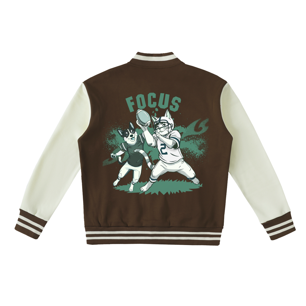 TwoToneVarsity,FleeceJacket,SportyJacket,WinterJacket,StreetWearVarsity,GiftForHim,TeamJacket,FootballJacket,FootballCatsJacket,HolidayGifts,StylishJacket