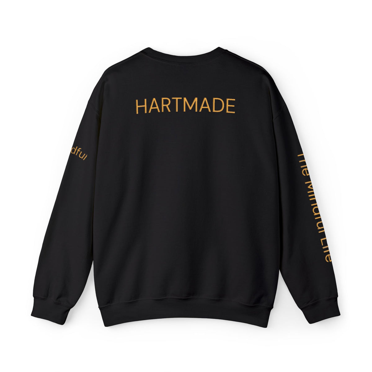 Embroidered Mindful Life Crewneck Sweatshirt — "The Mindful Life" Cozy Pullover