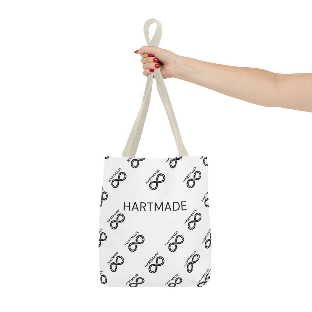 Hartmade Logo Tote Bag — Branded All-Over Print Canvas Tote