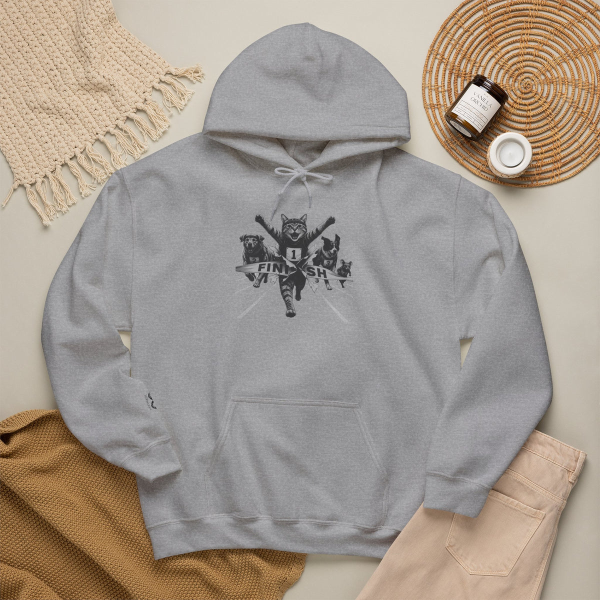 Finish Line Winner Pet Graphic Hoodie