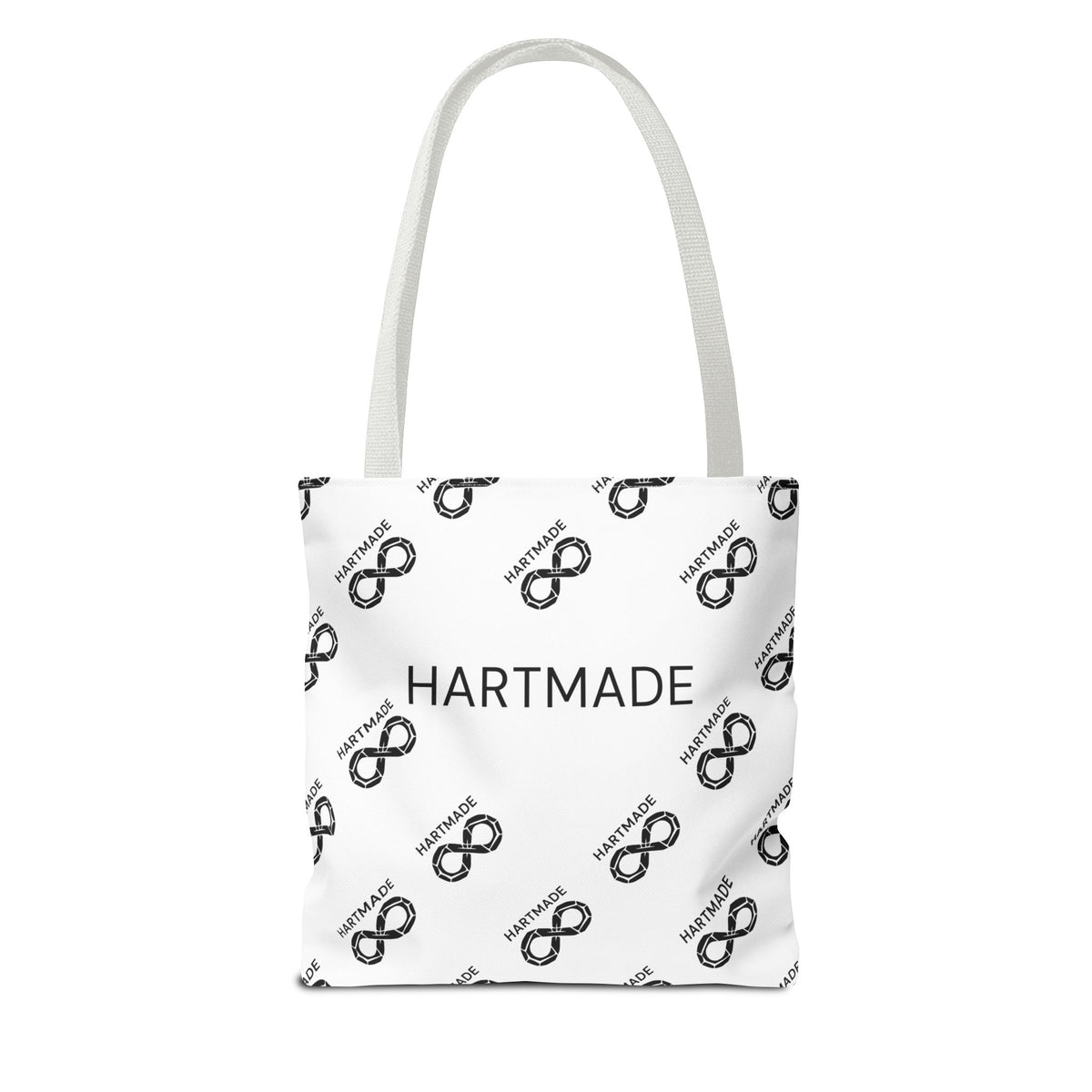 Hartmade Logo Tote Bag — Branded All-Over Print Canvas Tote