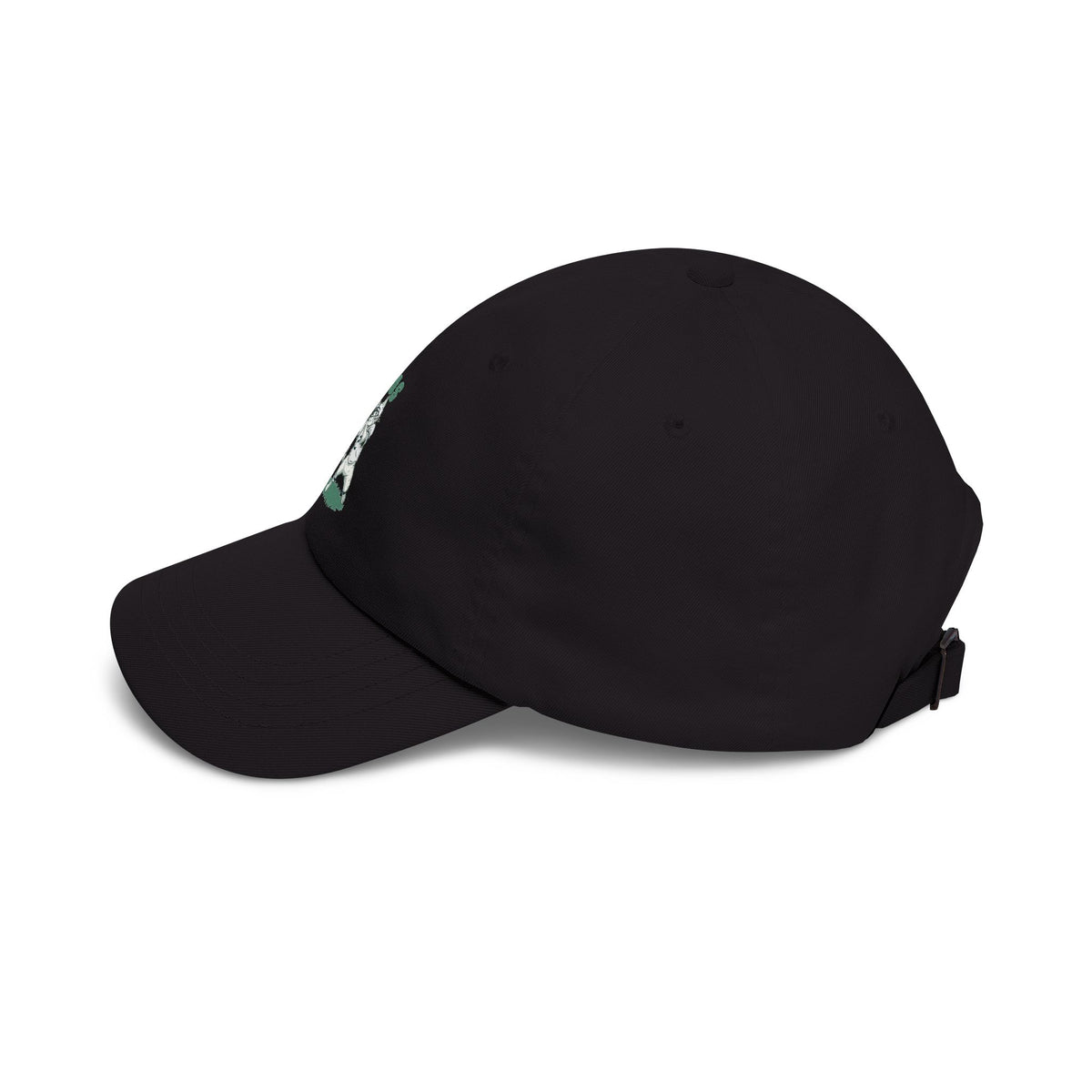 Dad Cap — Vintage Green 'Focus' Sporting Pets Patch Embroidered Football Hat