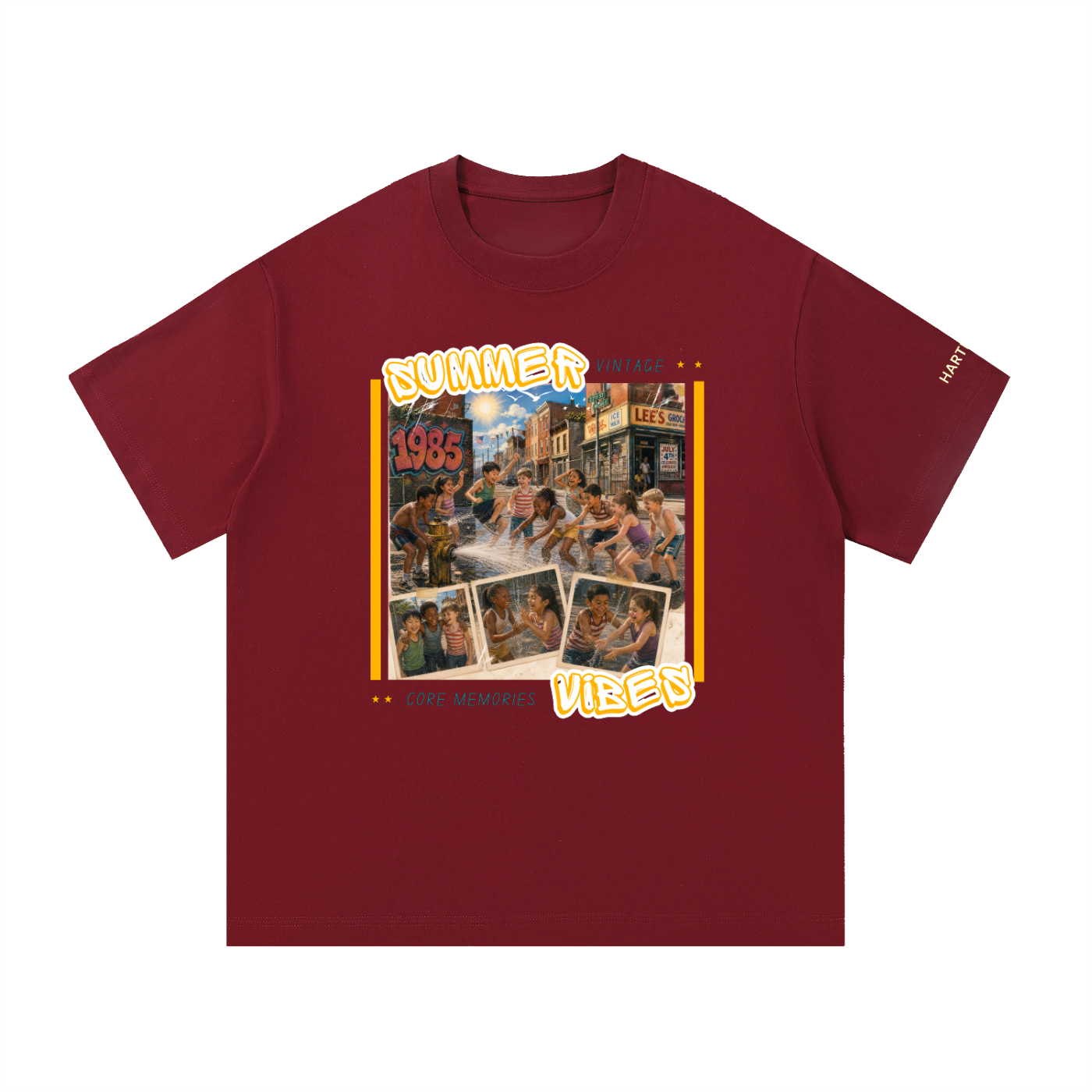 Retro80s,GraphicTshirt,Vintage80s,Friends,80sKids,GenX,Millennials,SummerTime,Fun,90sKids,WaterSpray,Happy