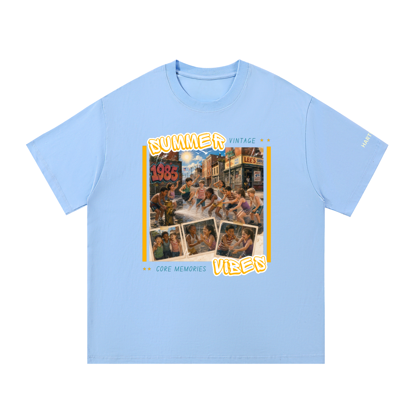 Retro80s,GraphicTshirt,Vintage80s,Friends,80sKids,GenX,Millennials,SummerTime,Fun,90sKids,WaterSpray,Happy