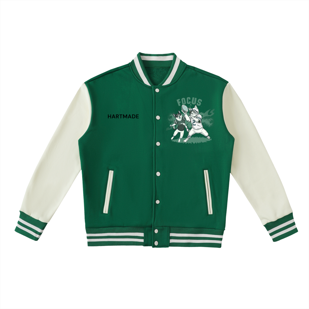 TwoToneVarsity,FleeceJacket,SportyJacket,WinterJacket,StreetWearVarsity,GiftForHim,TeamJacket,FootballJacket,FootballCatsJacket,HolidayGifts,StylishJacket