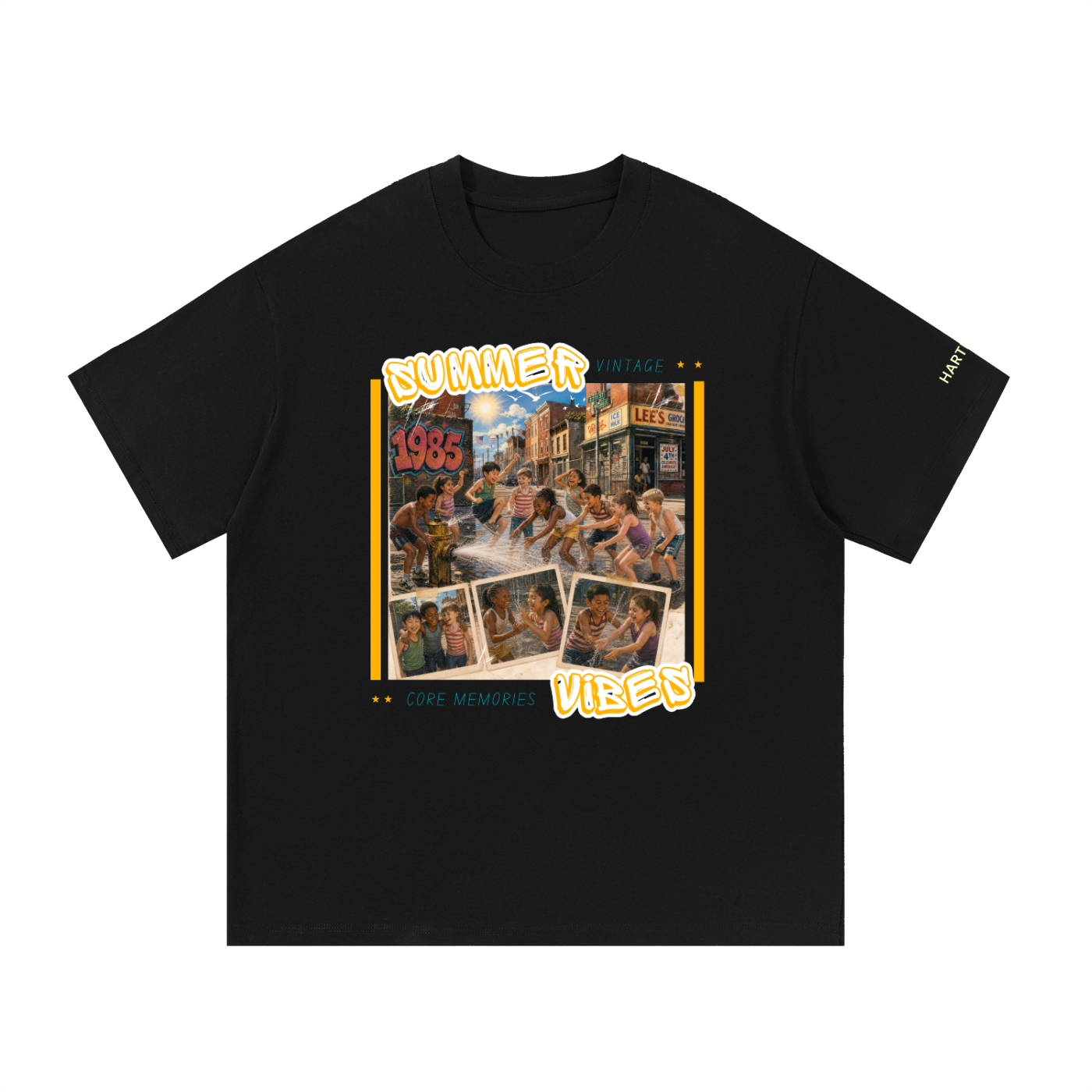 Retro80s,GraphicTshirt,Vintage80s,Friends,80sKids,GenX,Millennials,SummerTime,Fun,90sKids,WaterSpray,Happy
